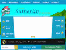 Tablet Screenshot of ci.sutherlin.or.us